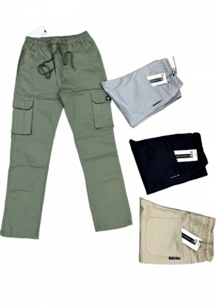 Sage Green Baggy Six pocket Trouser