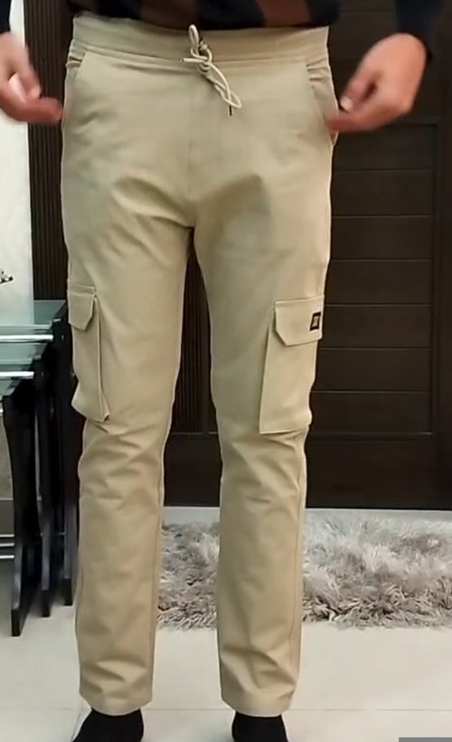 beige cargo trouser