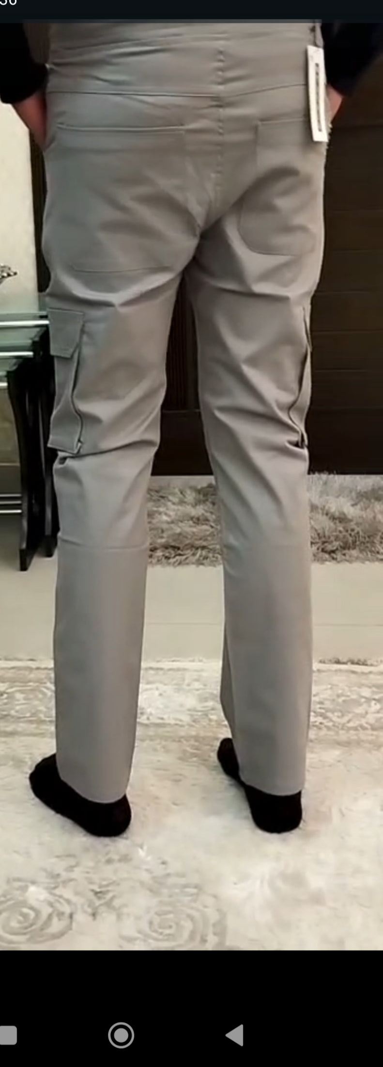Grey CARGO TROUSER