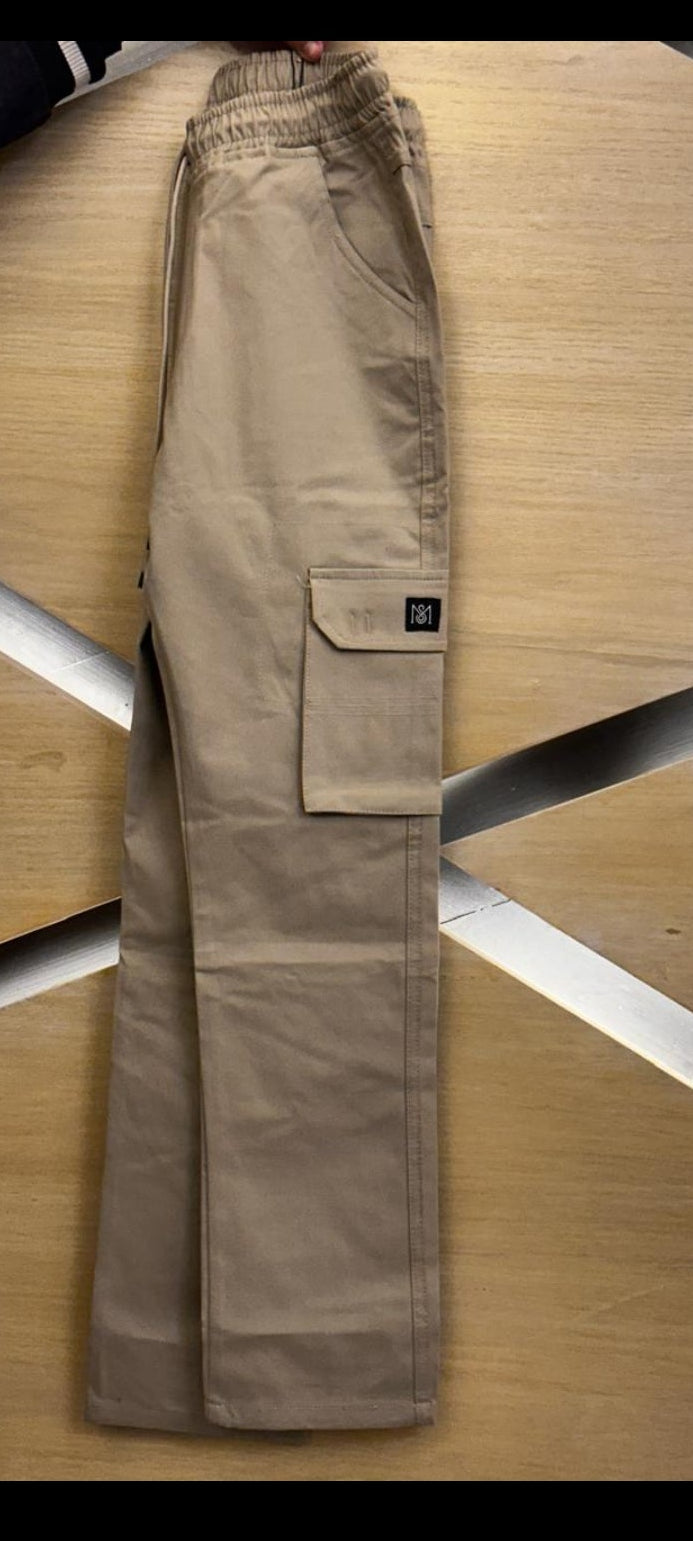 beige cargo trouser